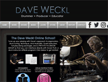 Tablet Screenshot of daveweckl.com